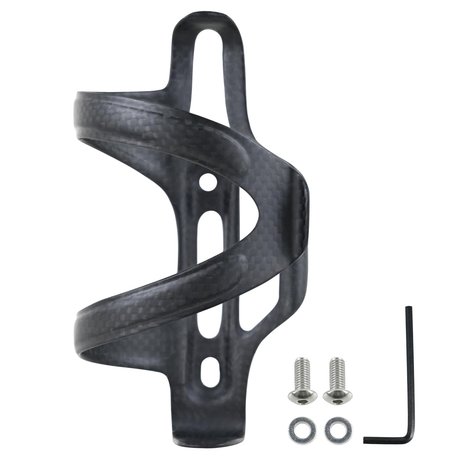 ROADNADO Bike Bottle Cage Bike Lightweight Strong Bike Water Bottle Holder Secure Retention System Carbon Fiber Bike Cup Holder for Mountain Bike Road Bike MTB