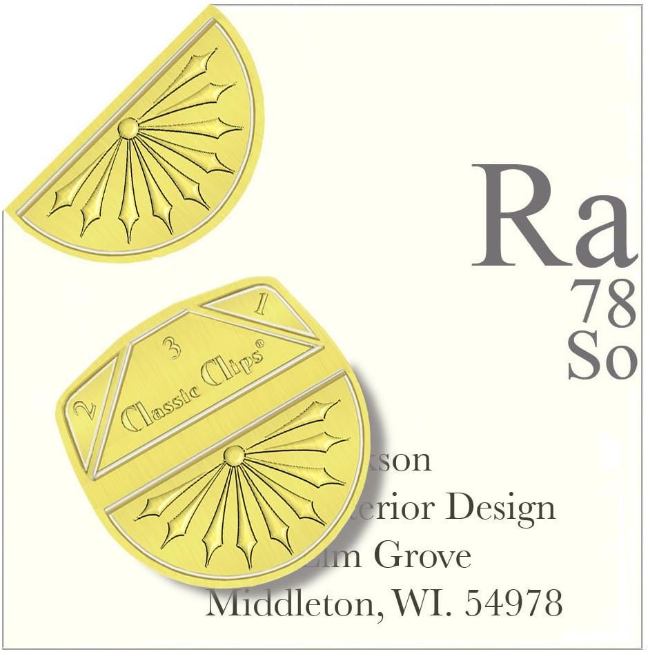 Carlton Gold Paper Clips - 300
