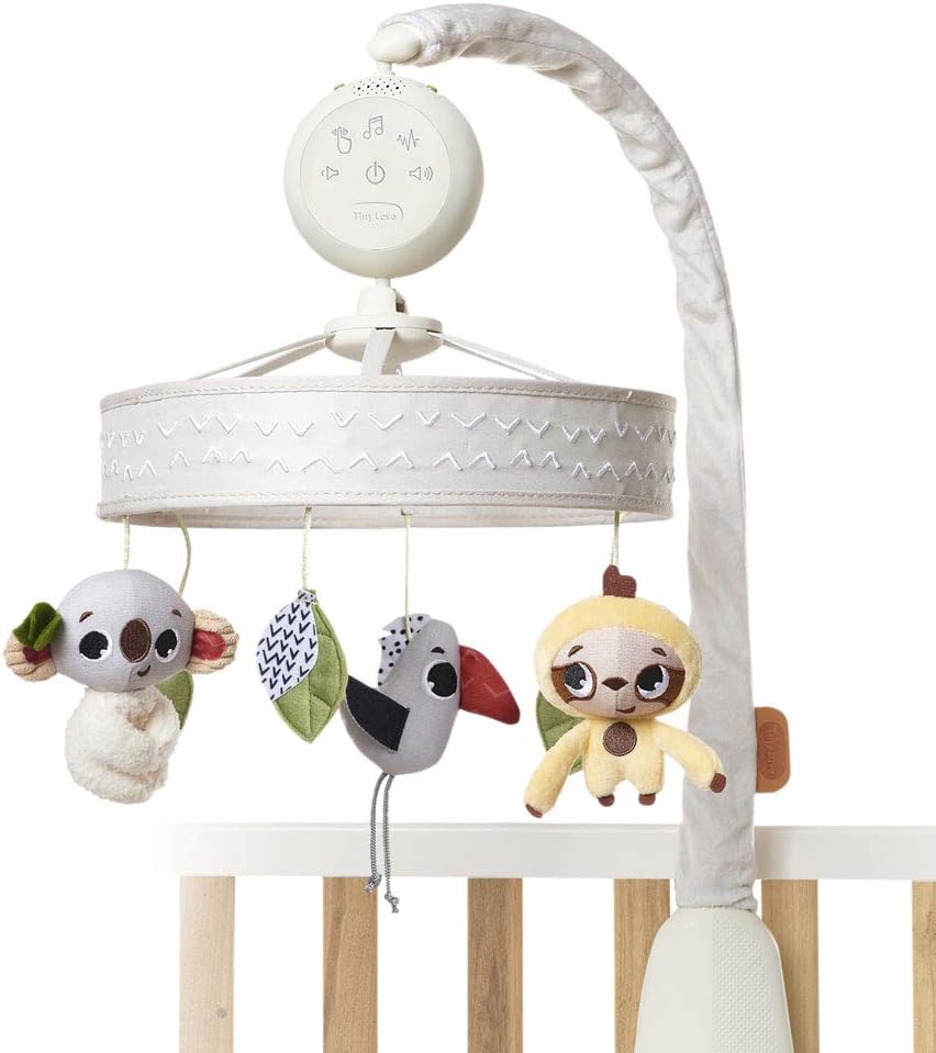 Tiny Love Mobile Musical Boho Chic Pour Lit Bebe Avec Melodies Bras Porte Jouets Au Look Vintage Des Naissance Amazon Fr Bebes Puericulture