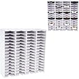Sanfurney 60 Slots Ink Pad Storage Holder Wall-Mounted Stamp Pad Organizer Fit for Stampin Up or Ranger Ink Pads, Diamond Painting Tray Rack, Craft Supply Storage Holder for Desktop
