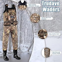 Trudave Fishing Waders for Men, Chest Waders with