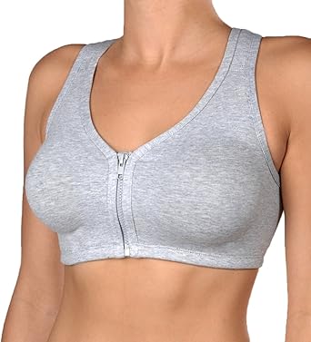 zip front sports bra