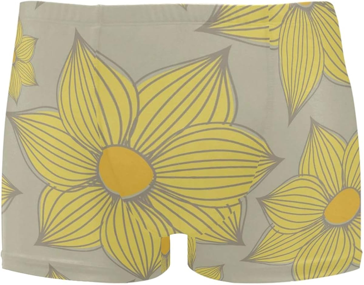 mens yellow bathing suit