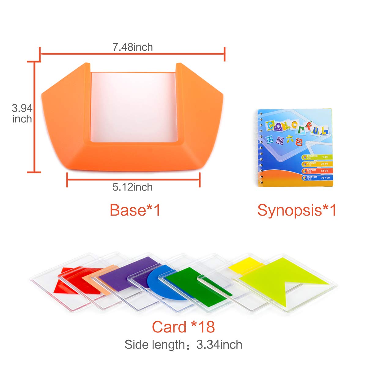 Color and Shape Puzzle Creative Pattern Logic Game Learn Logical Reasoning Skill Through Fun Gameplay for Age 3 to Adult