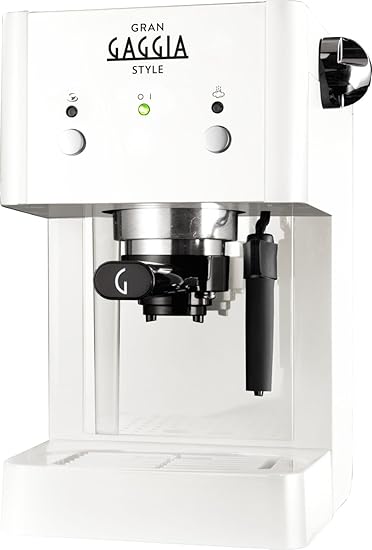 Gaggia Macchina da caffè manuale RI8423/21 Gran Style Kaffeemaschine, weiß