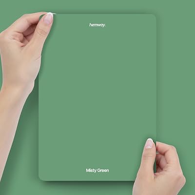 Hemway Misty Green Peel & Stick Chalk Paint Sample A5 Colour Swatch