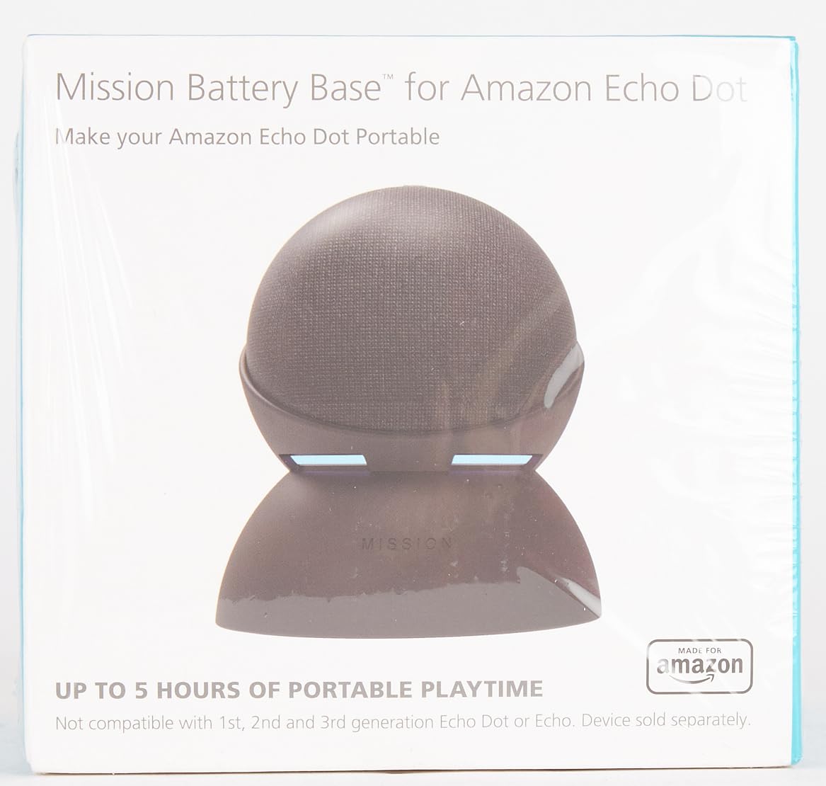 Made for Amazon Battery Base, for Echo Dot (4th & 5th generation)