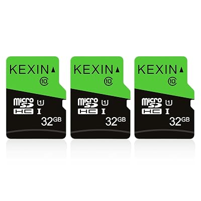 KEXIN 3 Pack 32GB Micro SD Card Memory Card MicroSDHC UHS-I Memory Cards Class 10 High Speed Card, C10, U1, 32 GB 3 Pack