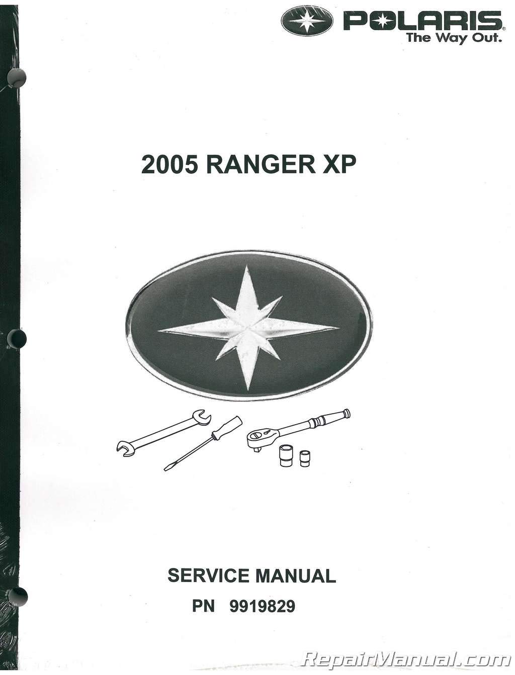 9919829 2005 Polaris Ranger XP 700 4X4 Service Manual Paperback – 2004