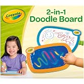 Crayola 2-in-1 Doodle Board for Toddlers, Squishy &amp; Erasable Drawing Tablet, Educational Toddler Toy, Travel Activity, Sketching Pad, Gift for Kids