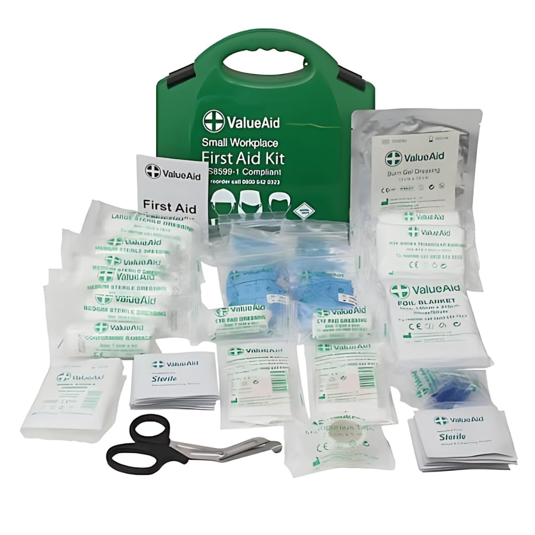 Value Aid BS8599-1 Compliant Workplace First Aid Kit (Small)