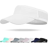 HH HOFNEN Sports Sun Visor Cooling Lightweight Stretchy Packable Running Golf Visor Hat for Men Women