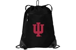 Broad Bay Indiana University Drawstring Bag IU Logo Cinch Pack Backpack UNIQUE MESH & MICROFIBER