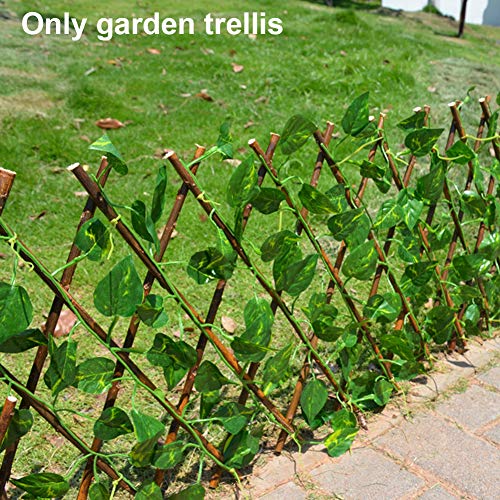 Tongdejing Garten-Rankgitter, Holz Gartenzaun Pflanzenzaun Kletterwand Zaun Rankgitter für Kletterpflanzen Gitter… – Bild 4