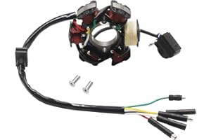 GREESP 6 Coil Pole Magneto Flywheel Stator for 50cc 70cc 90cc 110cc 125cc Pit Quad Dirt Bike ATV Buggy