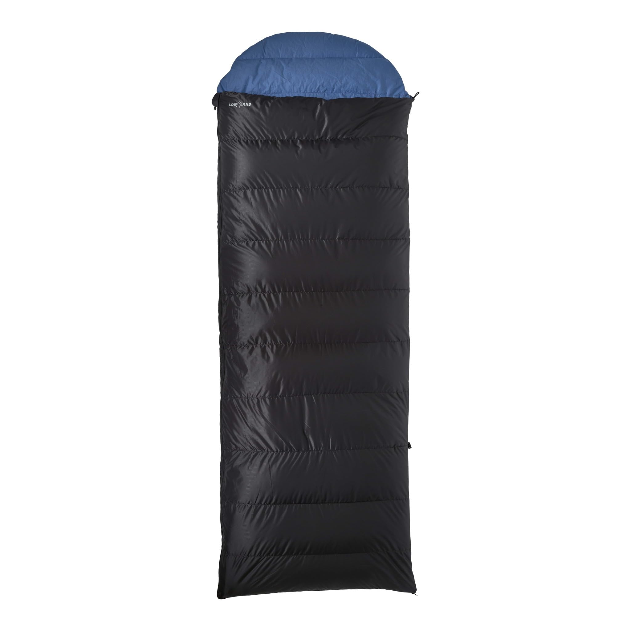 Lowland Outdoor® Ranger Comfort NC Down Sleeping Bag, Blue, 230 x 80 cm