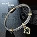 BIJOUX BOBBI [Luxury Packaging Premier Birthstones Beautiful Twisted Cable Bangles - June - A4996BKL