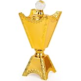 Large Gold Incense Burner Holder, Bakhoor Frankincense Charcoal Censer Resin Stand, Ideal for Aromatherapy Yoga Spa, Home Christian Church Decor 9.43