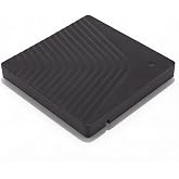 Zunate Laptop External DVD Drive Enclosure, USB3.0 CD ROM Optical Player Drive Box, 5Gbps High Speed Transfer for 12.7mm/9.5mm S ATA DVD RW Drive (Black)