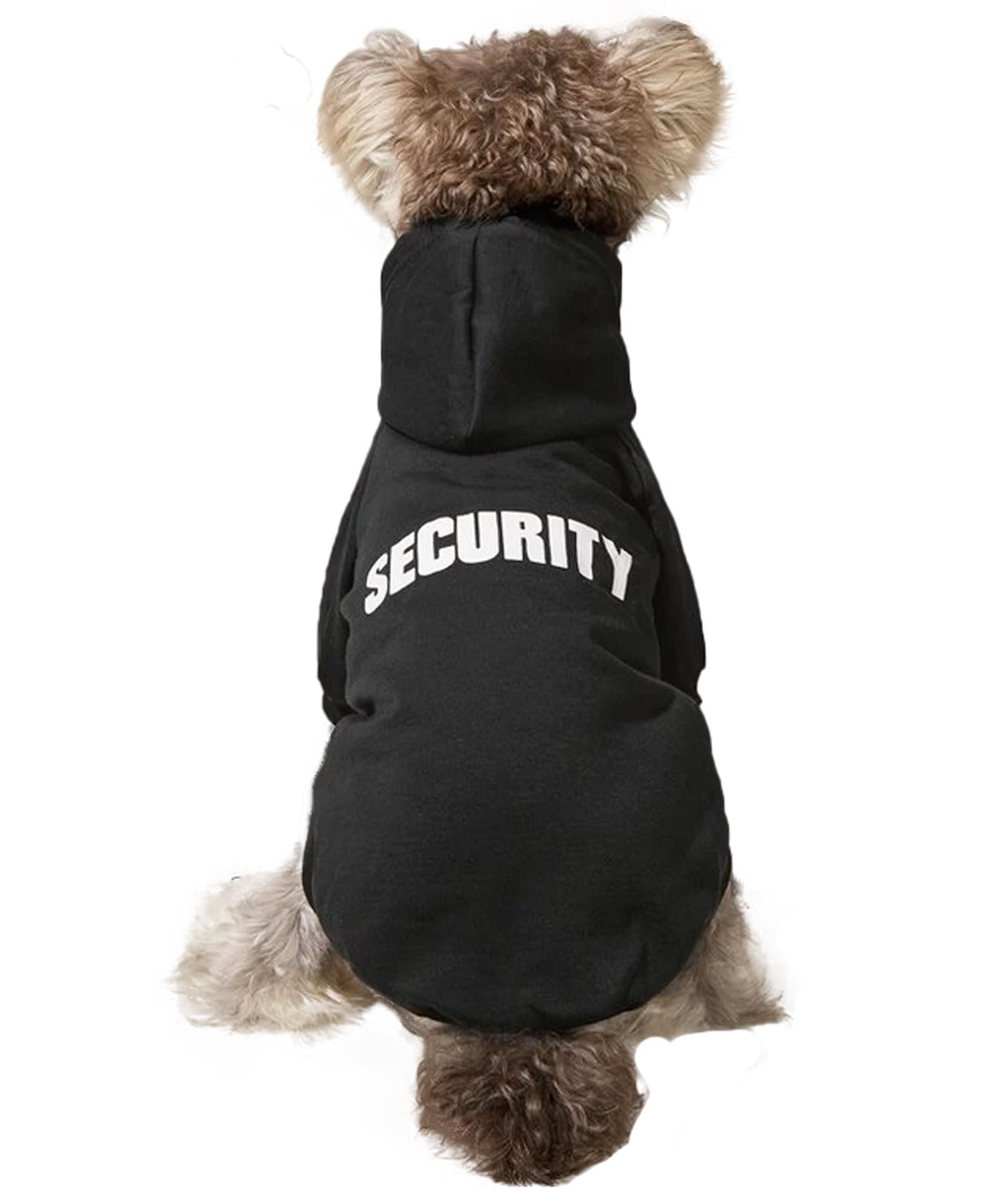 DroolingDog Small Dog Hoodie Security Dog Hoodies Puppy Sweatshirt Pet Dog Hoodies for Medium Dogs