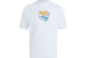 Kanu Surf Girls Jade Rash Guard UPF 50+ Sun Protection Short Sleeve Swim Shirt