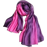 SNUG STAR Cotton Silk Scarf Elegant Soft Wraps Color Shade Scarves for Women