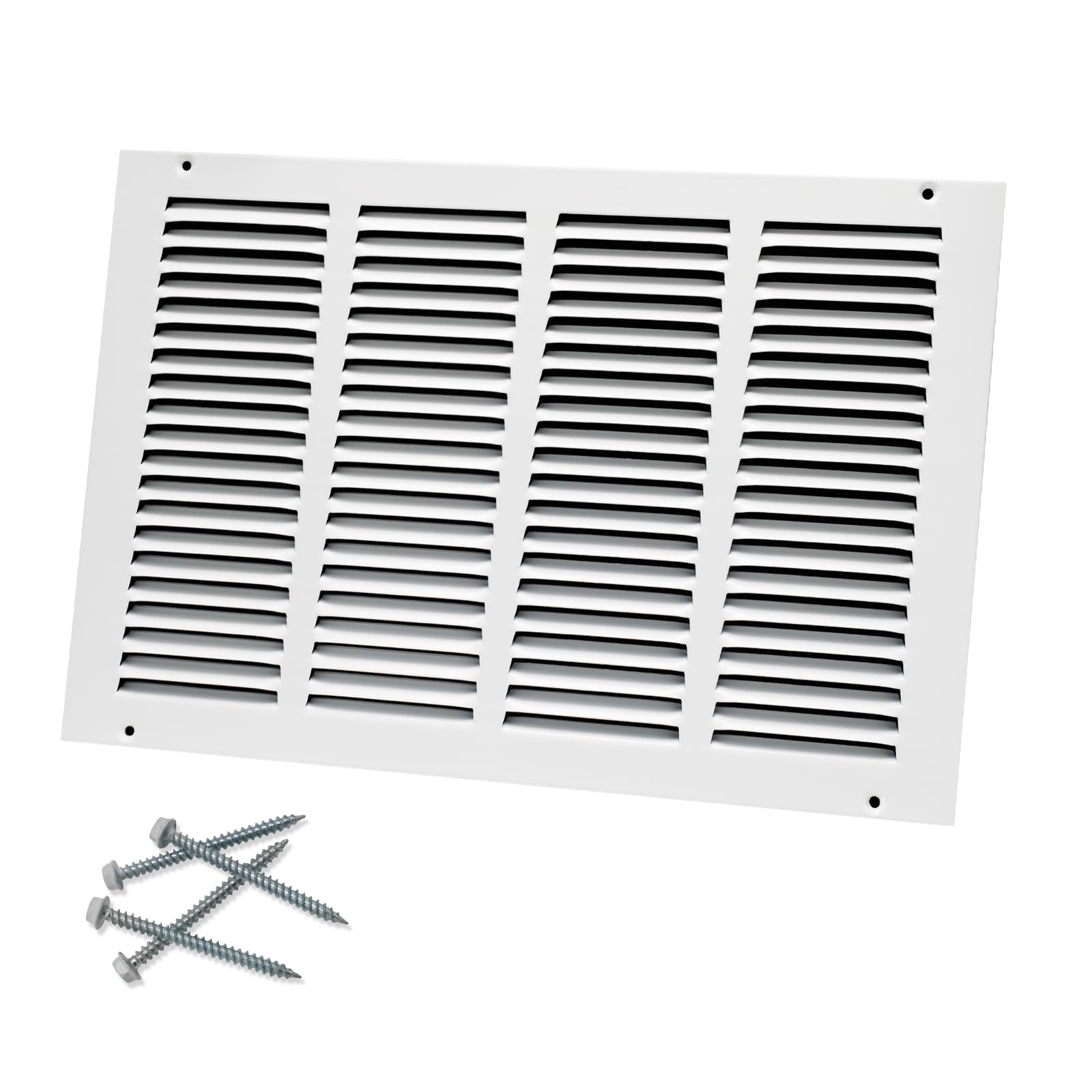 Photo 1 of Howeall 16"W x 10"H [Duct Opening Size] Steel Return Air Grille, Air Return Vent Cover for Ceiling and Sidewall - HVAC Air Vent Covers - [Outer Dimensions: 17.75"W x 11.75"H]
