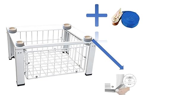 Estructura para lavadora o secadora con amortiguador de ...