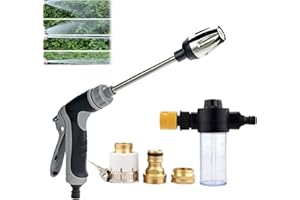 Aquoxis Pressure Washer– 15x More Powerful Than Hoses, Durable Stainless Steel, Universal Compatibility, 360° Rotating for Th