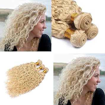 Amazon Com Cloud Hair Light Blonde Wet And Wavy Human Hair