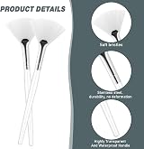 Mozeat Lens 6pcs Face Mask Brush Set Soft Nylon Fan Applicators view 4