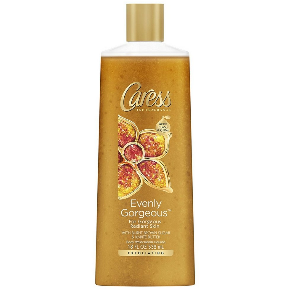 Caress Evenly Gorgeous Exfoliating Body Wash 18 oz