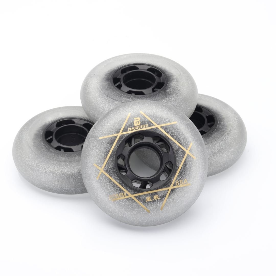 Pack of 4 SzBlaZe 88A PU Wear Resist Sliding FSK Inline Roller Skate