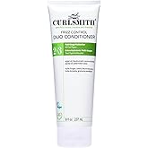 CURLSMITH Frizz Control Duo Conditioner - Moisturizing Anti-Frizz Condtioner and Nourishing Leave-In for Frizz Control, For All Curl Types, Vegan & Cruelty Free (8 oz)