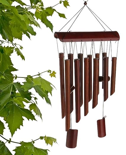 PARADIGM PICTURES Bamboo Windchime for Home Positivity and Peace (Water Drop Sound)