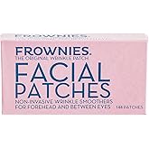 Frownies Forehead and Between the Eyes Wrinkle Patches - Hypoallergenic Facial Patches to Smooth & Soften Forehead Wrinkles & Eleven Lines - For Overnight Use, 144 Patches