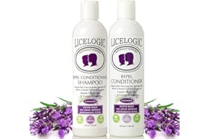LiceLogic Repel Lice Prevention Shampoo & Conditioner 2 Pc Kit, 8oz, Lavender - Effective Against Super Lice, Kills Eggs & Nits, Prevents & Repels Lice, Safe, Not Toxic, Naturally Derived Licezyme