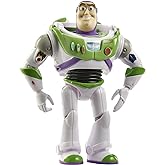 Mattel Disney Pixar - Figura de acción de Toy Story, Posable Buzz Lightyear con aspecto distintivo de traje espacial, juguete
