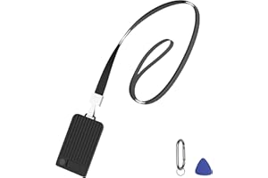 Geiomoo Silicone Case for Plaud Note Pro AI Voice Recorder 2025, Soft Flexible Scratch Resistant Protective Cover (Black)