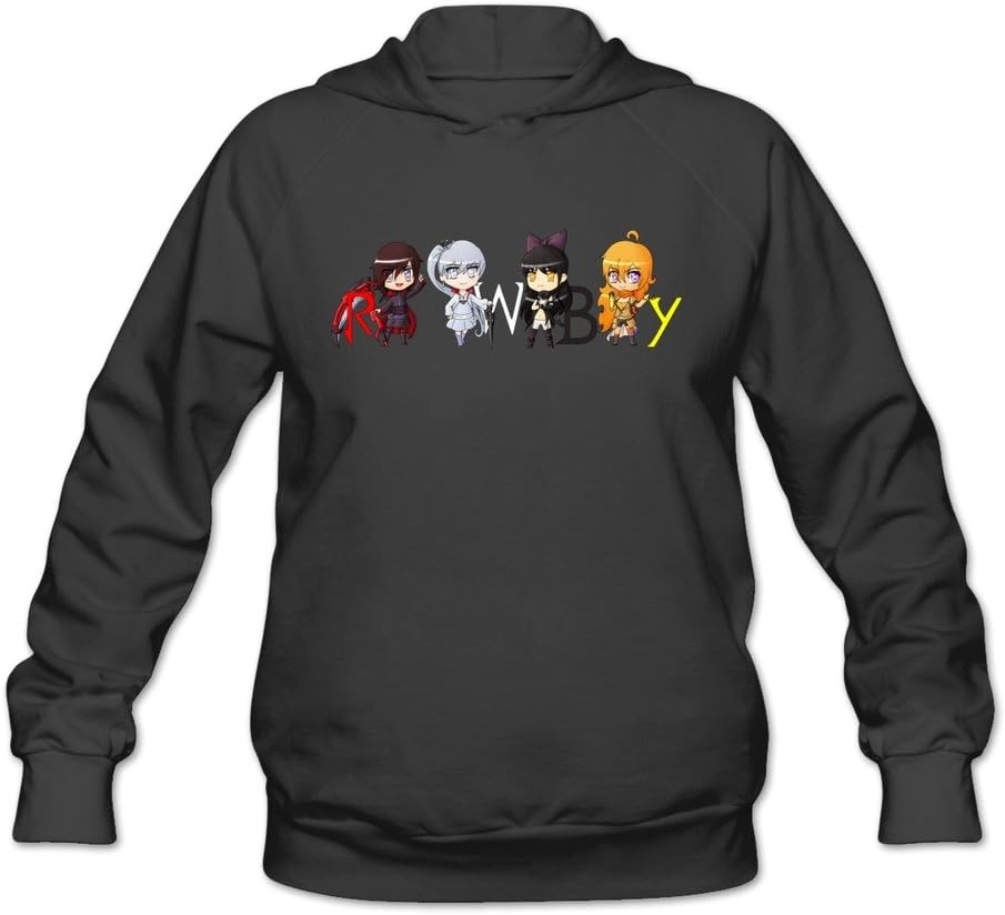 Flycro Womens Team Chibi Rwby Funny Quotes Hoodie