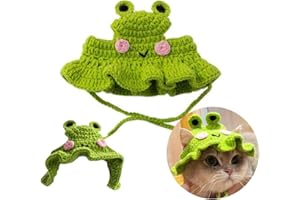 PACABA Cat Hat, Pet Cute Halloween Christmas Party Costume Accessories Headwear Comfortable for Puppy Cat Kitten Pet Puppies 11-14" (Cute Style) (Style 2)