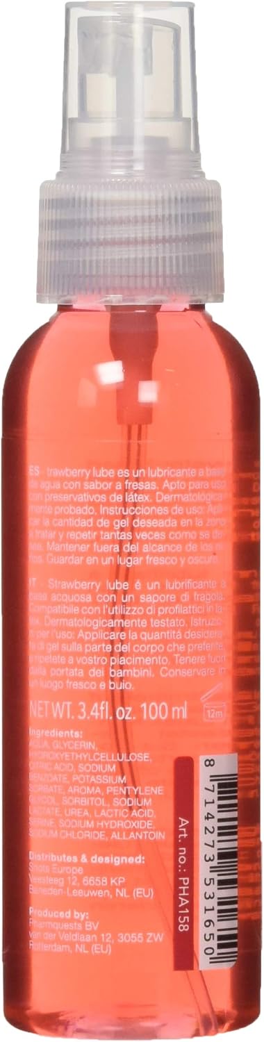 SHOTS Strawberry Lubricant Gel, 100 ml, Red, 100 ml (Pack of 1) - Image 4