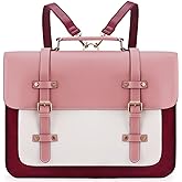 ECOSUSI Laptop Bag for Women Vegan Leather Messenger Bag Fashion Briefcase Computer Satchel Bag