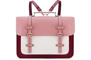 ECOSUSI Laptop Bag for Women Vegan Leather Messenger Bag Fashion Briefcase Computer Satchel Bag