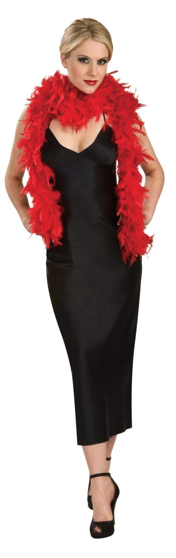Rubies Official Fashion Boa Red Adult (One Size) Halloween