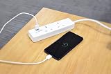 Mercury 2 Gang Extension Lead USB Charging 2 Metre view 6