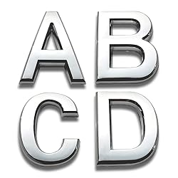 HopeWan Mailbox Letters A B C D, Door Letters for
