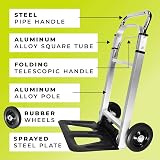 WMR Heavy Duty Aluminium Folding Hand Truck Trolley 90kg Load Capacity view 2