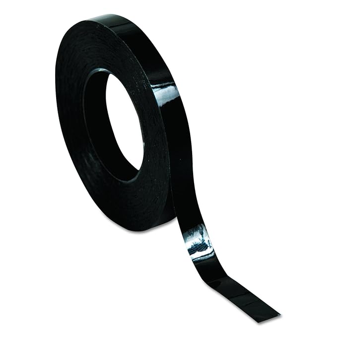 Chartpak Graphic Art Tape, 1/4 Inch W x 324 Inch L, Black Gloss, 1 Roll