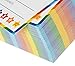 Juvale Rainbow Punch Card for Kids, Classroom Incentive Rewards (3.5 x 2 in, 60 Pack)